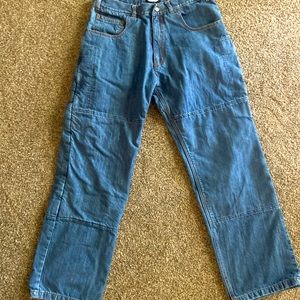 Sliders Kevlar Motorcycle Riding 5 Pocket Denim Jeans Men's 32Wx32L